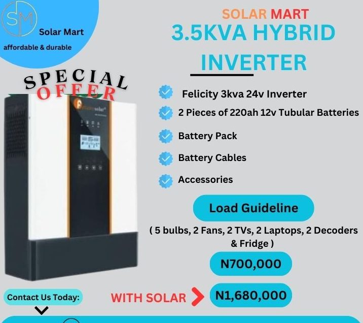 3.5KVA HYBRID INVERTER
