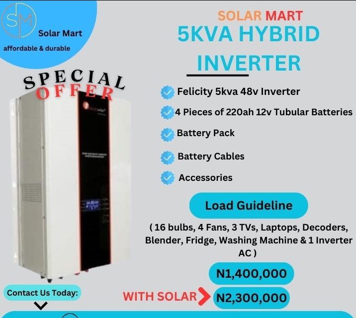 5KVA HYBRID INVERTER